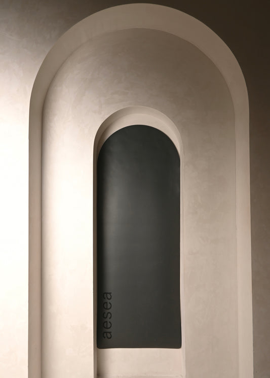 Tapis aesea - gris charbon