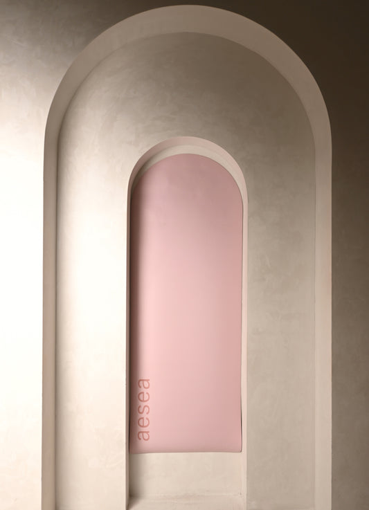 Tapis aesea - rose pâle